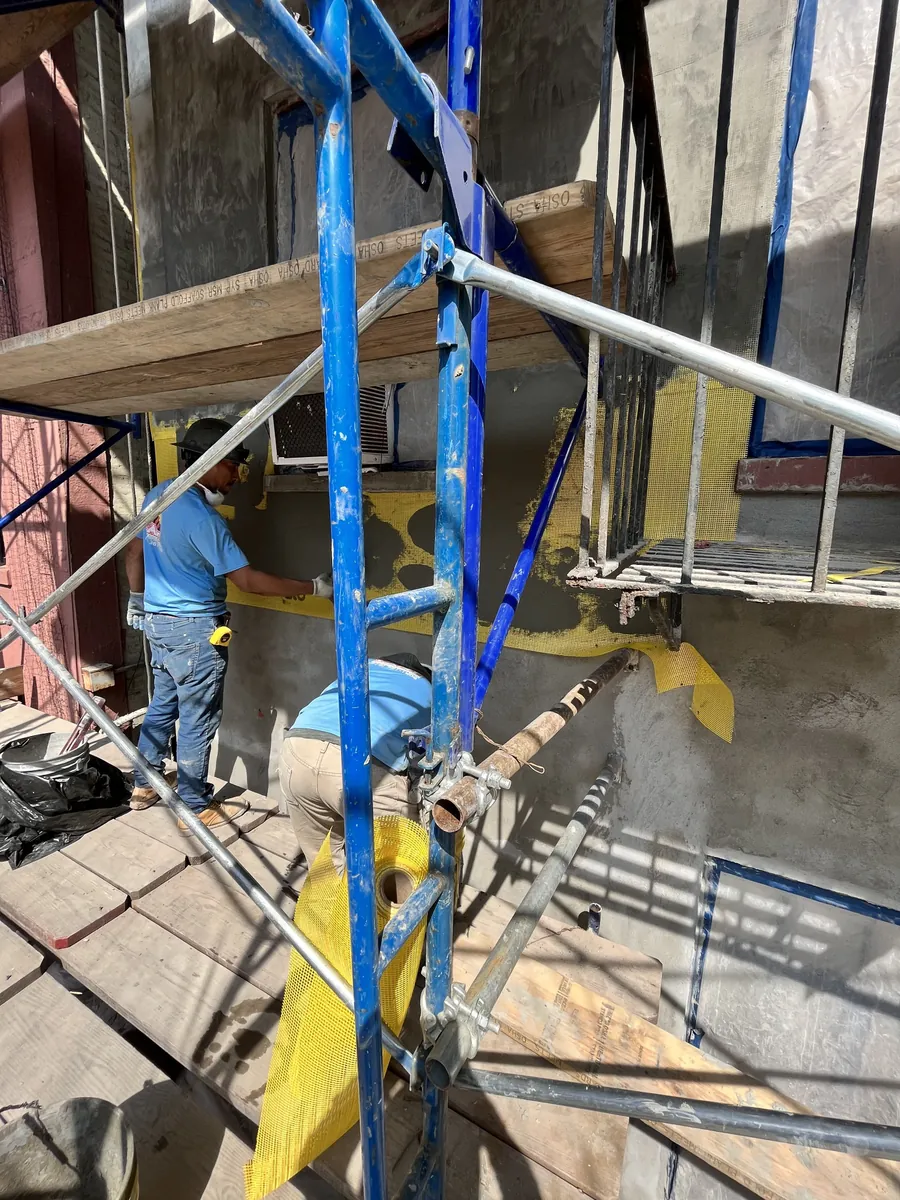 Three-Coat Stucco Restoration